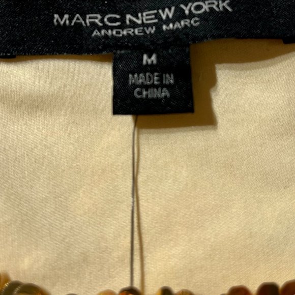 MARC NEW YORK Gold Sequin Sleeveless Holiday Party Top Size Medium New W/ Tags - Picture 6 of 8